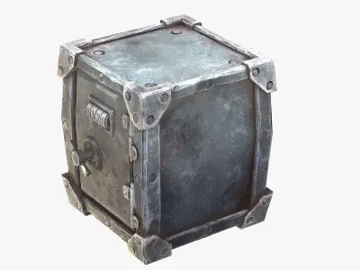 Stylized Safe Low-poly 3D model