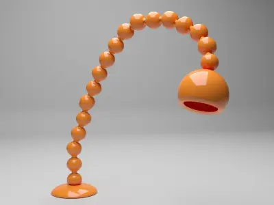 Modern Desk Lamp 3D model