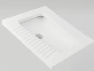 Squat Toilet 3D model