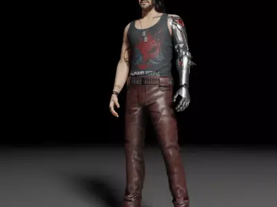 Johnny Silverhand -  Cyberpunk 2077  3D model