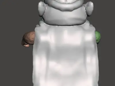 STL File 3D Ewoks Asha 3D print model 3D print model  3D print model