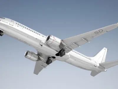  Boeing 737-800 Generic White 