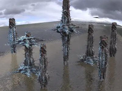 Space Station Set Kit bash 1 3D model