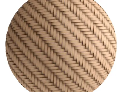 Wicker materials 1- PBR 4k by Sbsar Texture
