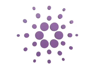 Cardano Coin v1 002 Low-poly 3D model