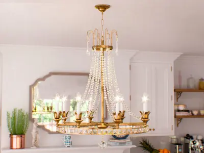 Louis Chandelier 3D model