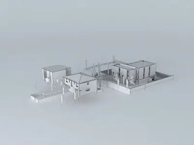 20120206AVBT modern house Free 3D model