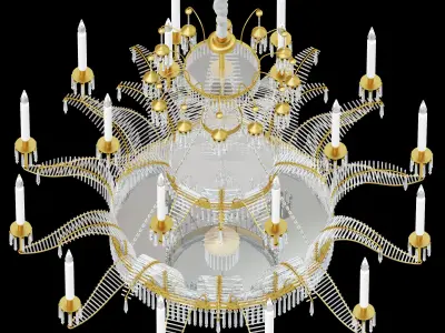 Chandelier LX-130 3D model
