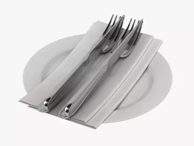 Cutlery Set 3D model