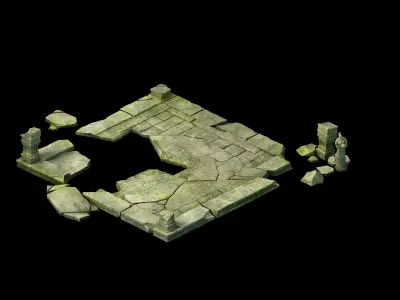 Model - Kaji Buddha material material adjustment 3D model