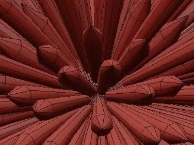 Untitled starburst pendant light 3D model