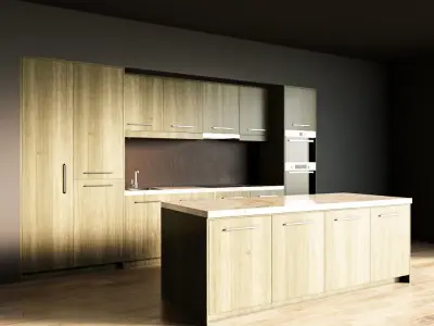 7-Kitchen7 texture 1 3D model