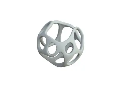 SciFi Cube Object No 38675 Low Poly Shape Texture