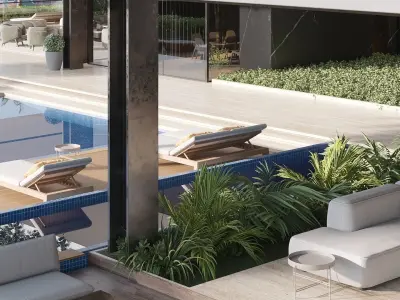 ProVis3D 028 - Hillside Villa House 3D model