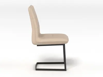 Contemporary Dining Chair Low-poly 3D model