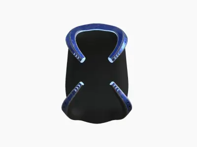 SciFi Backpack G06 Blue - Fashion Character Design Low-poly 3D model