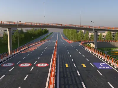 Flyover Bridge  3D model