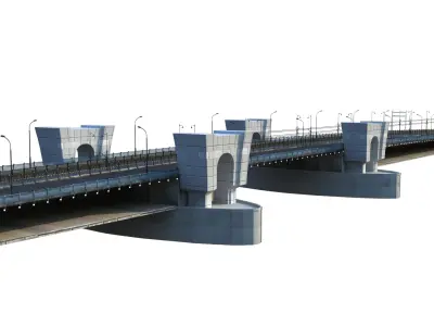 bridge  3d model 3D model