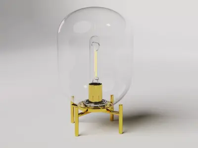 Gustin Novelty Table Lamp Low-poly 3D model