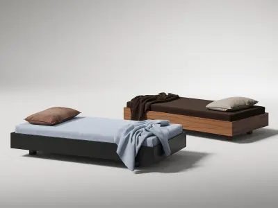 Simple 100 Bed 3D model