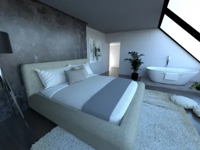 BEDROOM DESIGN 3D model