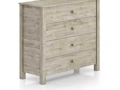 Wooden Cabinet 3D model