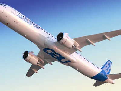  Airbus A321 Neo with interior and cockpit 