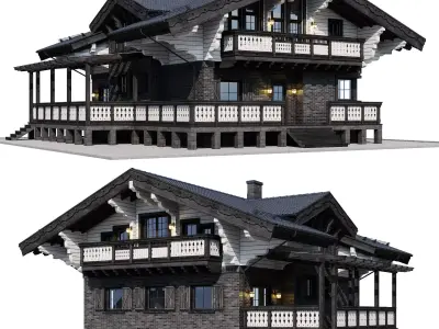 Modern house 21 3D model