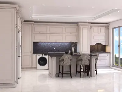 Classic kitchen  3D model