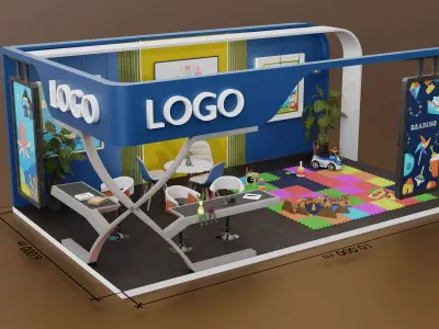 3d ExhibitionStall 3D model