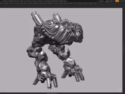 robot battle a02 3d print model  3D print model