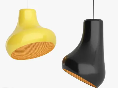 Samba pendant lamp by Hive 3D model