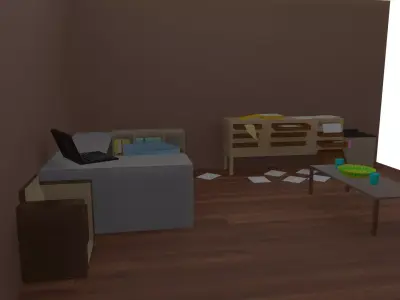 Living Room 3D model