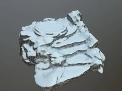 Ladder Ruin Low-poly 3D model shop