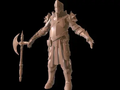 A large collection of high-poly models from the program zbrush 3D Model Pack