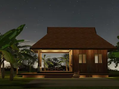 Tropical small house 2 - 2020 3D model