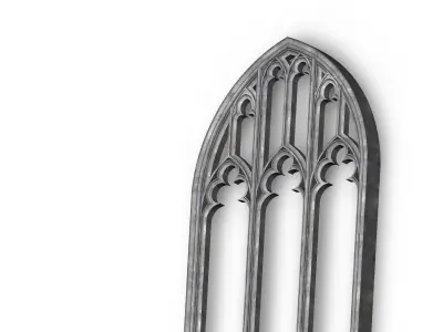 Arch from St Dunstan in the East London Park 3D model