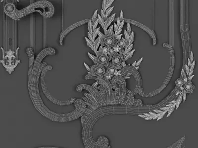 KingFrederick door 3D model