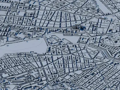 Palma de Mallorca 3D Model Spanish Island City 3D print model purchase