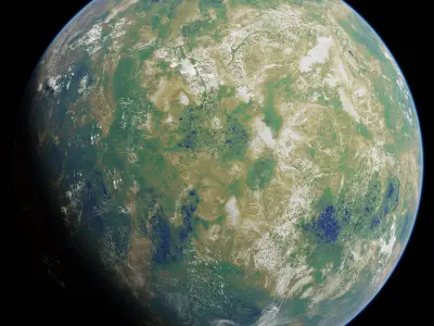  Planet Tveta 24K 3D model