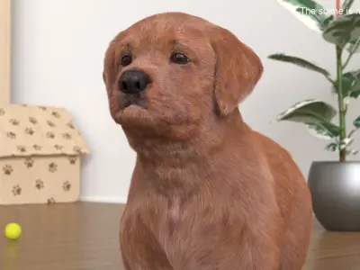  Brown Labrador Retriever Puppy Fur for Maya 