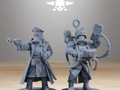 GrimGuard Combatants  3D print model
