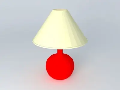 Lamp with shade Free 3D model