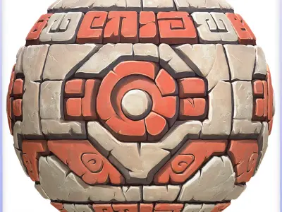 Stylized Wall Seamless Texture Texture 14