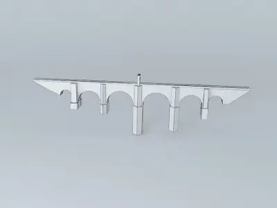 Roman Bridge of Alcantara Free 3D model