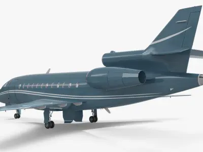  Dassault Falcon 900 Business Jet Grey 