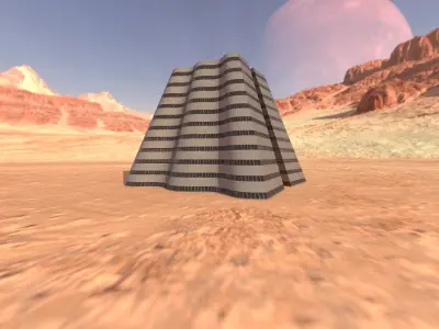 Brutal Wave Building 3D model