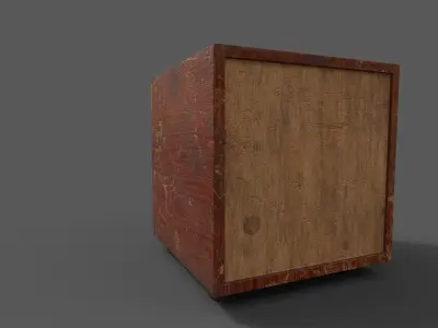 Old Modern Furniture 3D Model Terror Low-poly 3D model shop