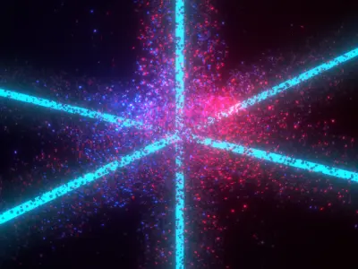 space cube structure 3D model