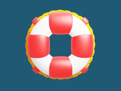 3D Holiday Element 3D model